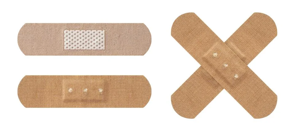 Adhesive plaster Stock Photos
