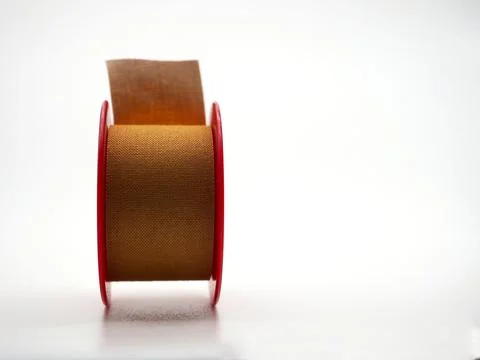 Adhesive plaster in roll 库存照片