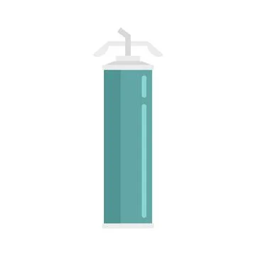 Adhesive polyurethane foam icon flat isolated Stock Illustration