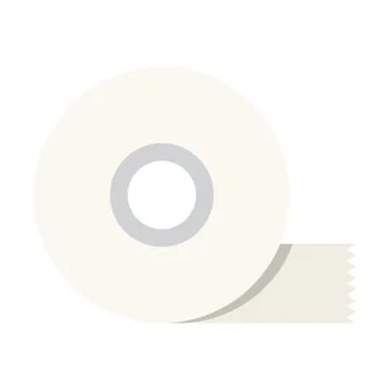 Adhesive tape flat icon Stock Illustration