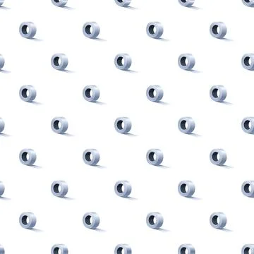 Adhesive tape rolls creating endless seamless office pattern Stock Illustration