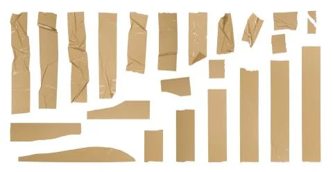Adhesive tape set Stock Photos