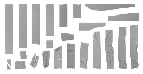 Adhesive tape set Stock Photos