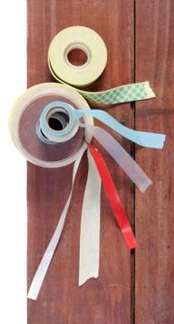 Adhesive tapes Stock Photos