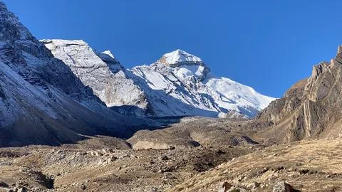 Adi Kailash, the second most important peak of Panch Kailash group, Uttarakha Foto stock