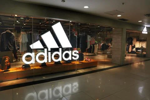 Adidas logo Stock Photos