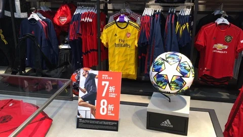 Adidas store in Peking Road, Hong Kong Stock Video Pond5