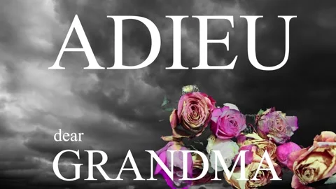 Adieu dear grandma Stock Footage 297602542
