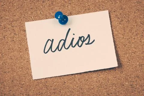 Adios Stock Photos