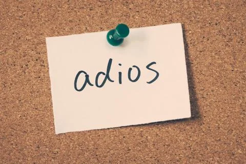 Adios Stock Photos