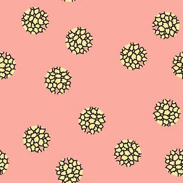 Adipose tissue obesity overweight vector seamless pattern Stock Illustration