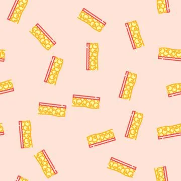 Adipose tissue obesity overweight vector seamless pattern Stock Illustration