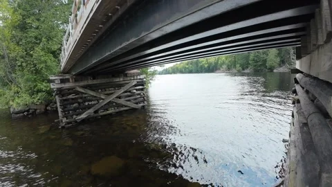 Adirondack Bridge Stock-Footage 342655072