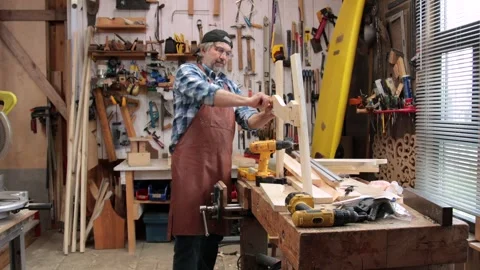 Adirondack order in progress Stock Footage 323060920