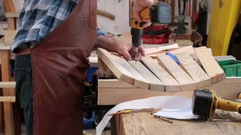 Adirondack order in progress Stock Footage 323780148