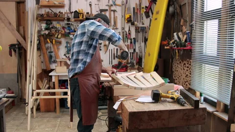 Adirondack order in progress Stock Footage 323780157