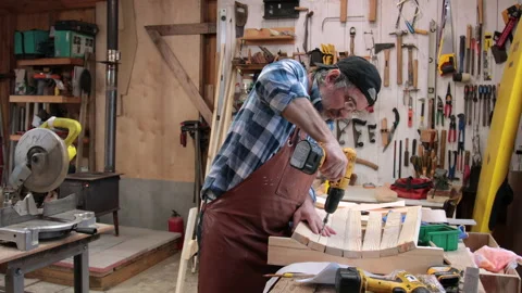 Adirondack order in progress Stock Footage 323780220