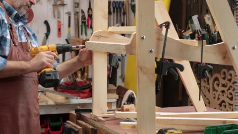 Adirondack order in progress Stock Footage 323781090