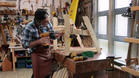 Adirondack order in progress Stock Footage 323781092