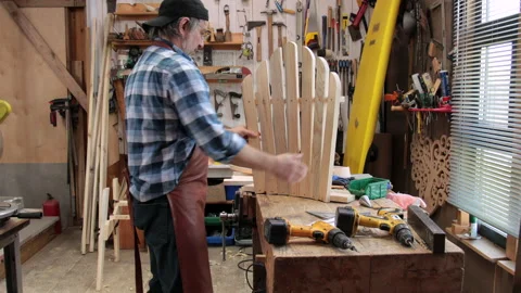 Adirondack order in progress Stock Footage 323781159