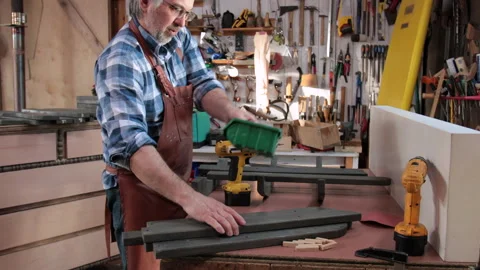 Adirondack order in progress Stock Footage 323862621