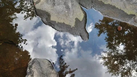 Adirondacks Puddle Siamese Ponds Wells New York 스톡 동영상 278333089