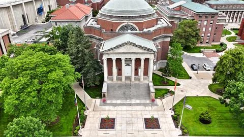 Adjacent - Syracuse University 库存照片