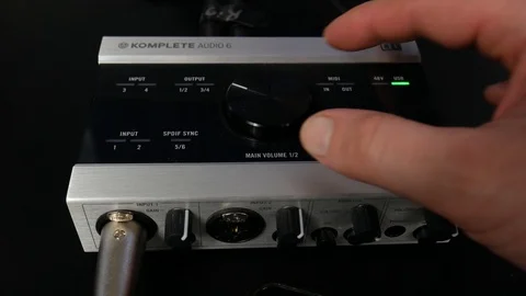 Adjust Audio Interface Video stock 96790862