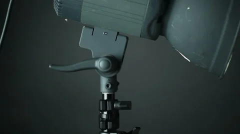 Adjust the direction of the studio spotlights 스톡 동영상 61737846