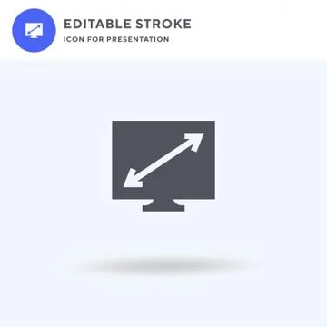 Adjust icon vector, filled flat sign, solid pictogram isolated on white, logo Stock Illustration