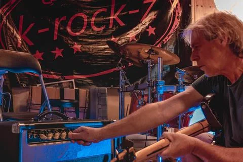 Adjust parameters on the instrument Stock Photos