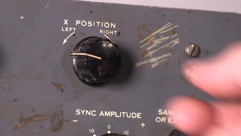 Adjust signal X-position Stock Footage 84001736