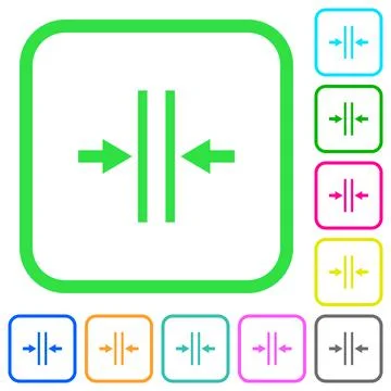 Adjust text column gutter vivid colored flat icons 스톡 일러스트