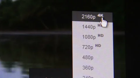 Adjust video quality in 4K Stock Footage 55141795