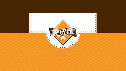 Adjustable baker shop consisting in 3 elements with a center bordered with Stock Footage 128847290