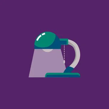 Adjustable desk lamp with flow of light electric bulb a flat vector illustration Illustrazione stock