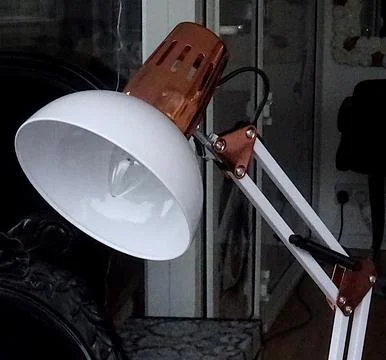 Adjustable Desk Reading Lamp Light Stock Photos