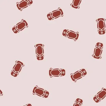 Adjustable hiking backpack glyph seamless pattern 库存插图