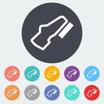 Adjustable pedal Stock Illustration