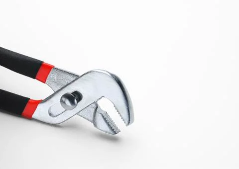 Adjustable Pliers on White Stock Photos