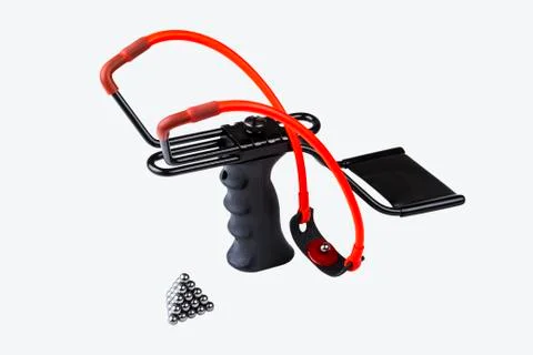 Adjustable slingshot Stock Illustration