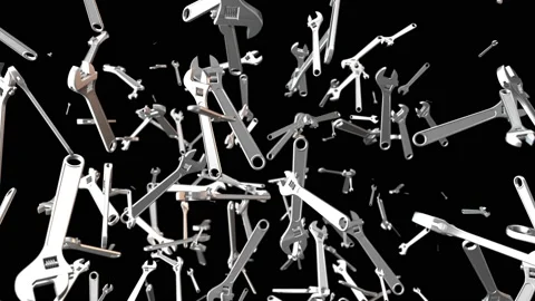 Adjustable Spanner Video stock 146730404