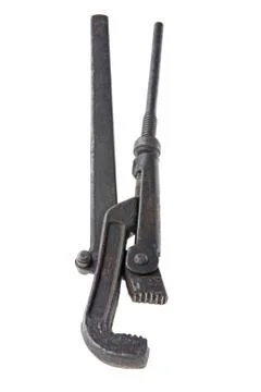 Adjustable spanner macro Stock Photos