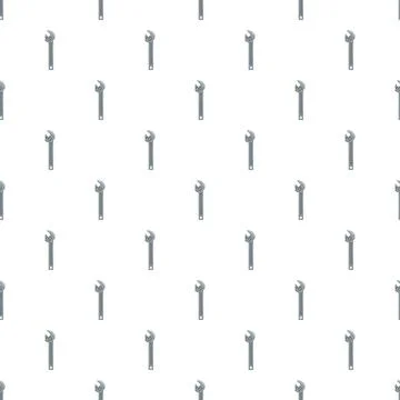 Adjustable spanner pattern for mechanic repair background イラスト素材