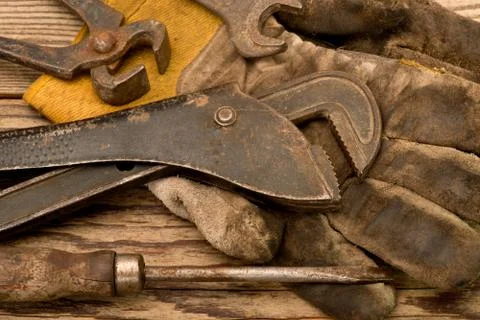 Adjustable spanner Stock Photos