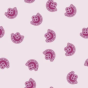 Adjustable speed settings glyph seamless pattern Stock Illustration