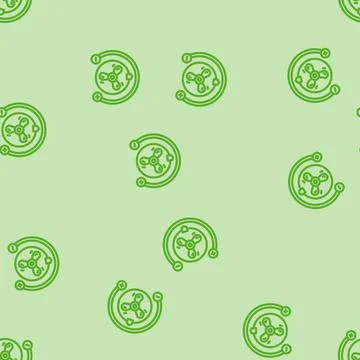 Adjustable speed settings line vector seamless pattern Stock Illustration