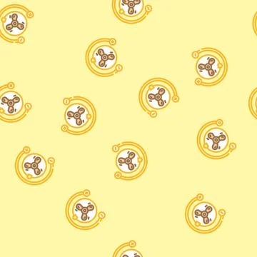 Adjustable speed settings vector seamless pattern 스톡 일러스트