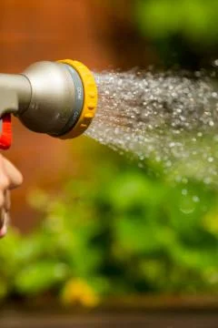 Adjustable water sprayer Stock Photos