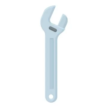 Adjustable wrench fixing working building tool construction plumbing Illustration
